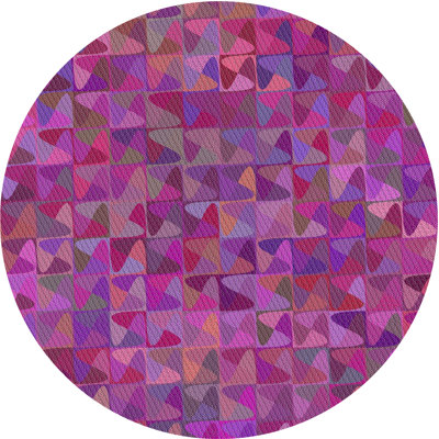 Tapis rose/rouge à motifs Framingham
