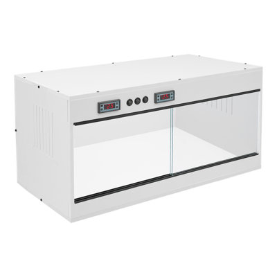 Reptile Lounge Habitat With Glass Sliding Door And Intelligent Thermostat, PVC Reptile Pet  Box