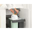 Bac de recyclage en plastique à double compartiment Sort & Go, 2,6 + 2,6 + 5,3 gallons
