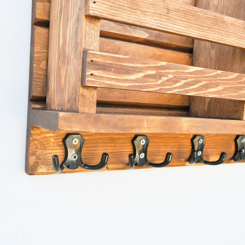 Tablette décorative en bois massif d'épinette Kissling