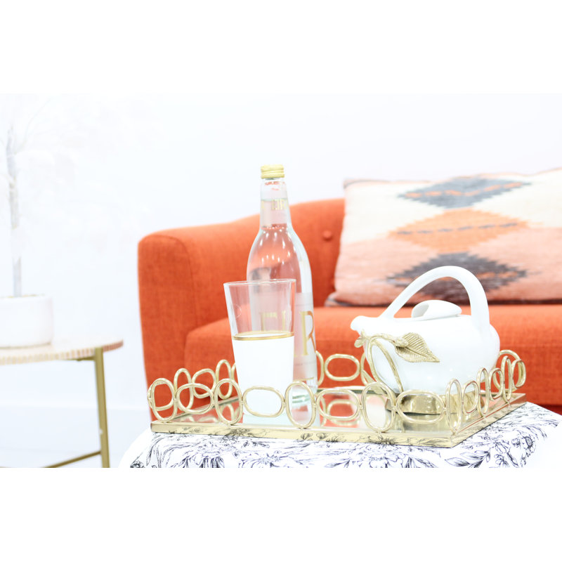 Plateau de coiffeuse oblong
