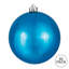 Ornement en forme de boule turquoise matte de 2,4 po Vickerman, 60 par boîte-121145406-121145437