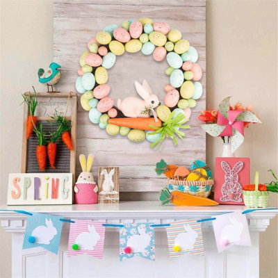 Plastic 42cm Wreath