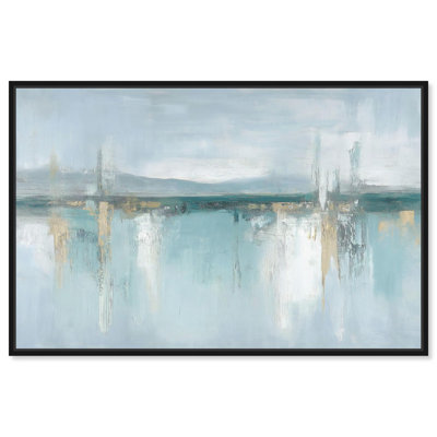 Toile «Reflect Blue Calm I» par Art Remedy