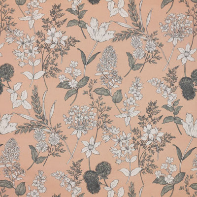 Suite Garden View Blush 100% Cotton Fabric