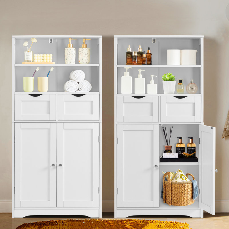 49.4Accent Cabinet,Storage Cabinet, Bathroom Storage Cabinet With 2 Drawe