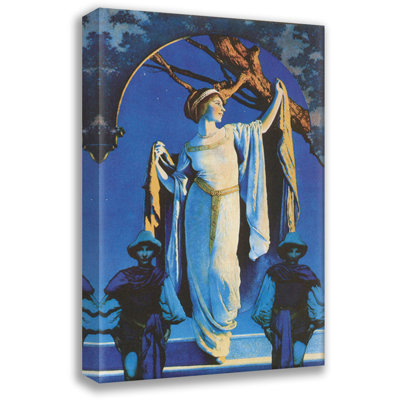 «Spirit of the Night» par Maxfield Parrish, toile tendue avec châssis