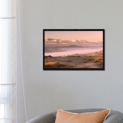 Fog Tatra by Krzysztof Mierzejewski - Floater Frame Print on Canvas
