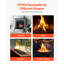 1.2-2.0 Inch 25 Pcs Lava Rocks Fire Stones Reusable Fire Pit Stones