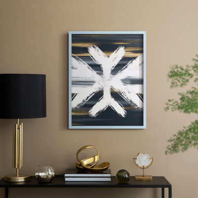 «Christmas Holiday Art DCCLxxIV», reproduction d'art encadrée - bois massif