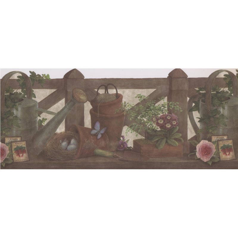 Bordure de papier peint abstraite Abadian