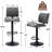 Adjustable Swivel Upholstered Bar Stools Counter Stools (Set of 4)-1093358749-1093358750