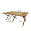 Table de salle à manger portative pliable en bois multifonctionnelle, Naturalindoor et Outdoor Universal, naturel