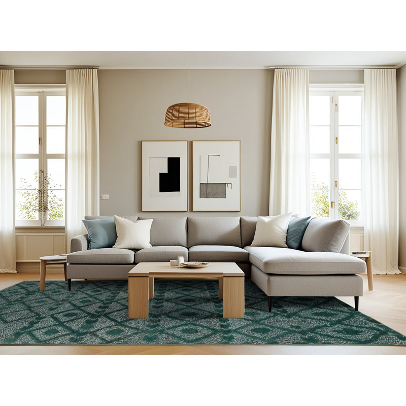 Ambr Ikat Indoor Rug, Rectangle 8' x 10'