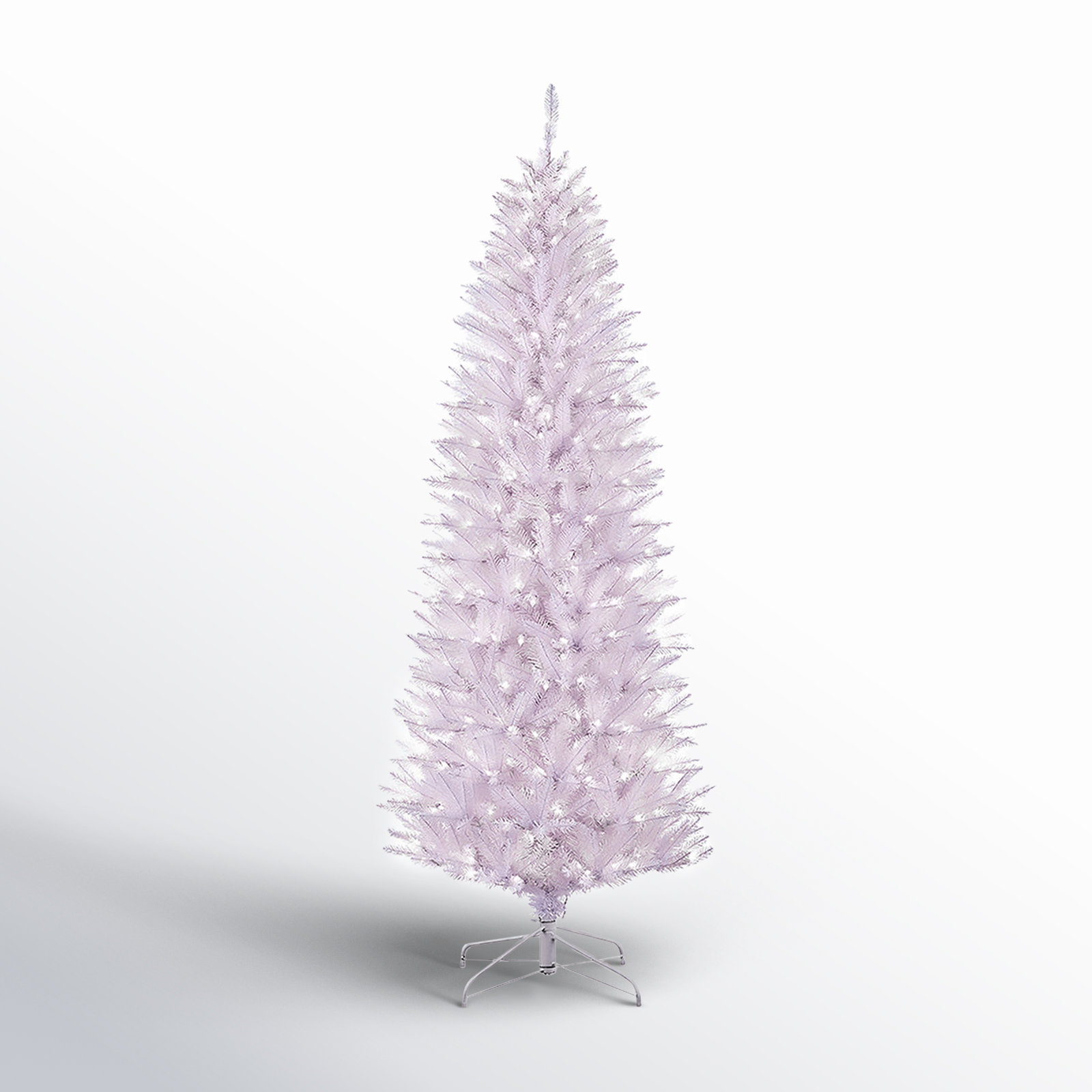Hattaway Lighted Artificial Christmas Tree, 4.5' H