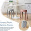 5pcs Stackable Stool Round Plastic Stools 