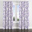 Rideaux de fenêtre abstraits - 1 rideau à œillets Boho Lavender Drift-1262614655-1262614650