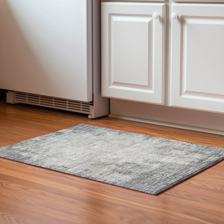 Premium Machine Washable Prisco Gray Rug