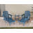 Oversized Outdoor Wooden Folding Adirondack Chairs with Retractable Ottoman-1849783032