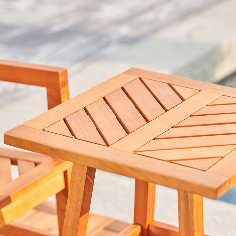 Tabouret en bois Honey Eucalyptus