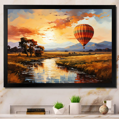 " Red Hot Air Ballon II "