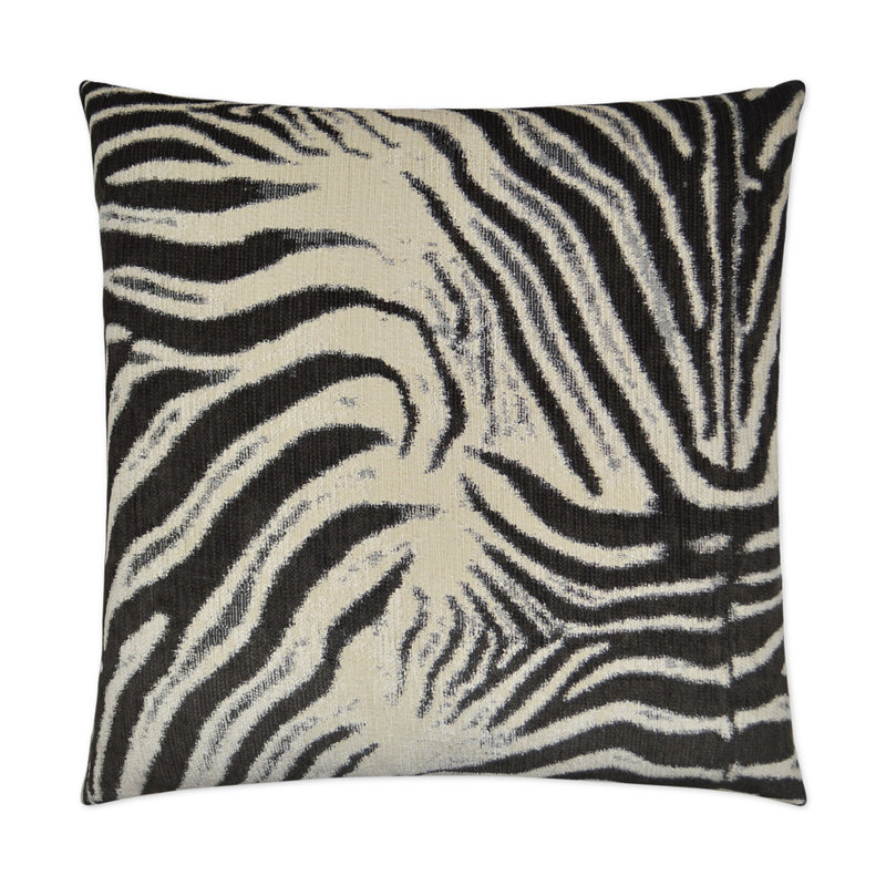 Zebrana Fabric, Charcoal