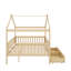 Full Size Wooden House Bed With Drawers-1894697746