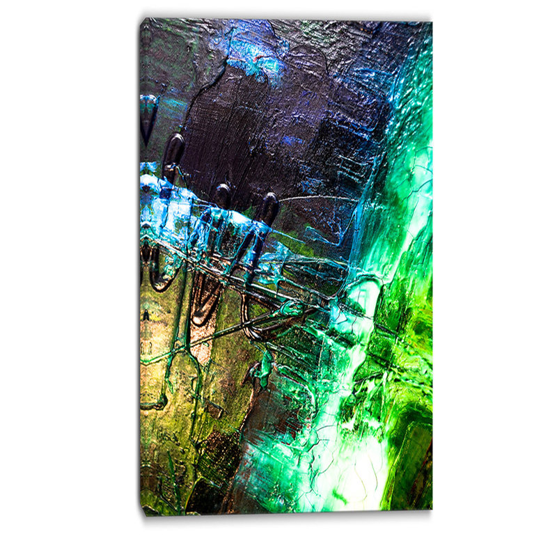 « abstract structure abstract », impression sur toile tendue, H 32 po x l 16 po