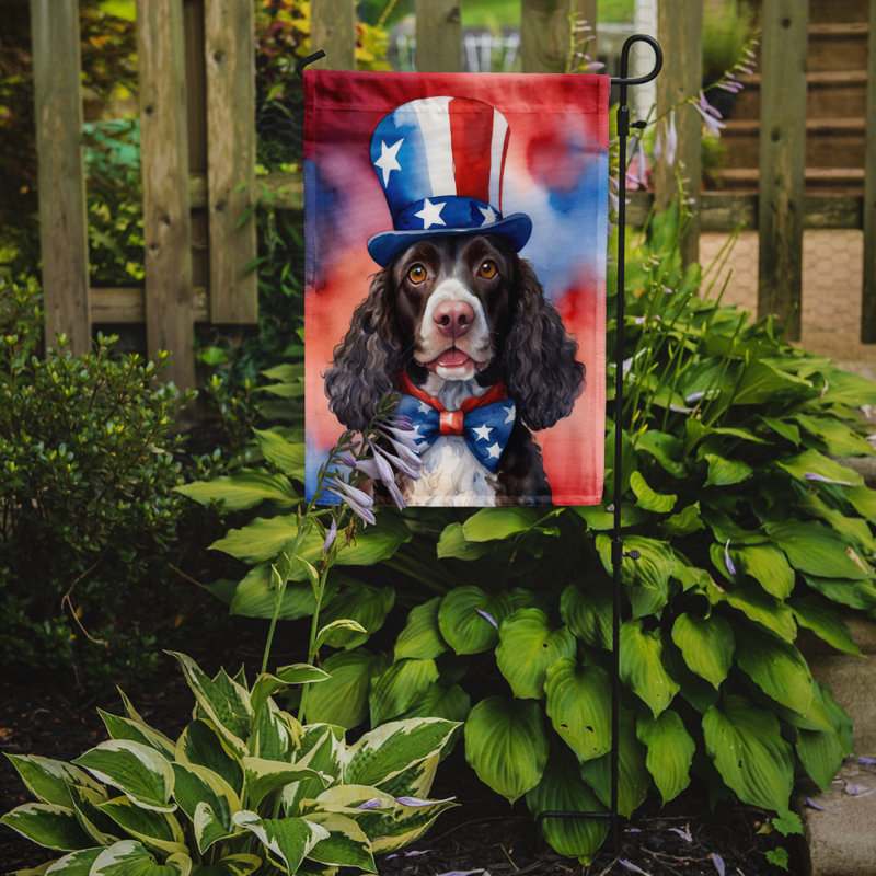 Drapeau patriotique du jardin américain, Épagneul d'eau américain