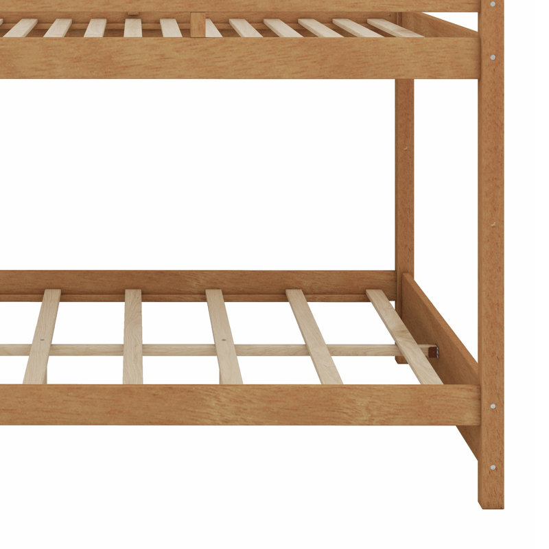 Lit superposé en bois avec échelle, Bois