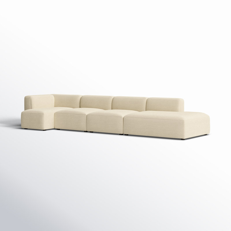 Winnie 4 - Piece Upholstered Sectional, Left Hand Facing