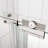 Bypass Shower Door, 56 - 60" X 70", 1/4" Tempered Glass, Polished Finish, And Superior Leak Protection 70" With Handle Sliding Function-117446236