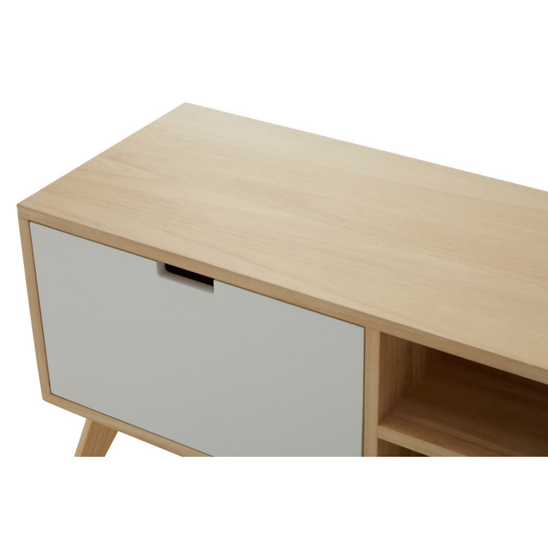 Platte Unfinished TV Stand for TVs up to 48"
