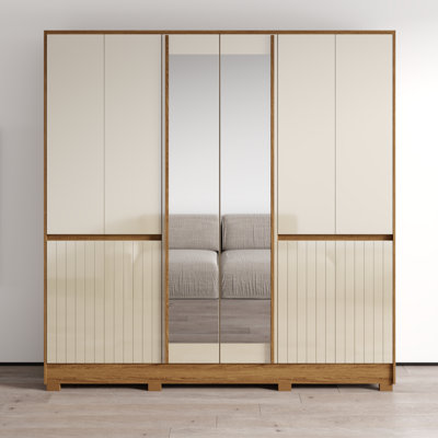 Armoire Alaska 85 "avec tablettes réglables, tringle