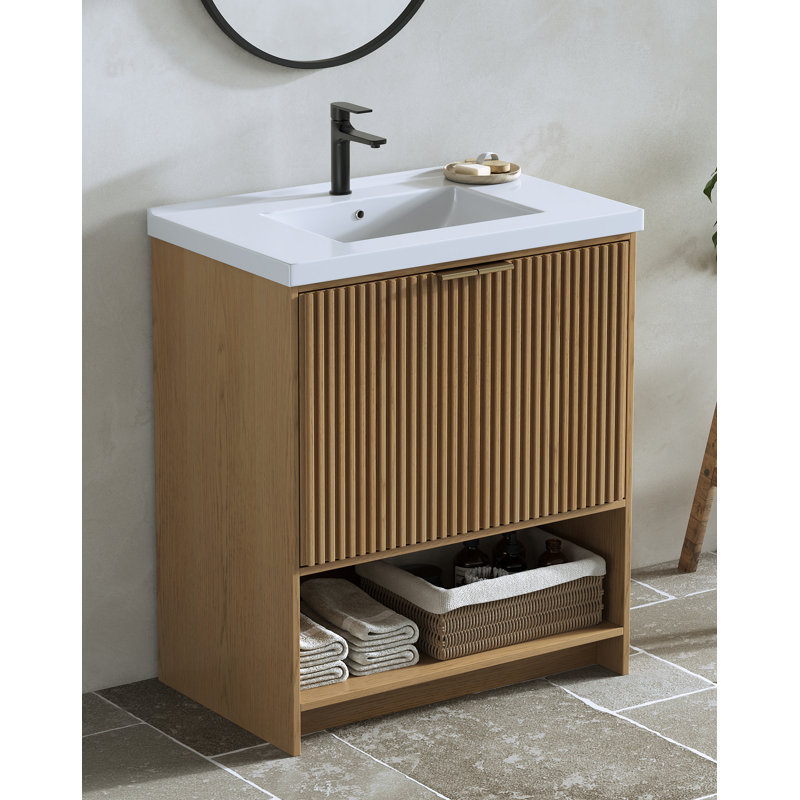 Ensemble de meuble-lavabo gris Maxbano , 30"