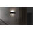 Modern LED Outdoor Wall Sconce, Dimmable Waterproof Glass Shade, 3000K