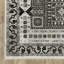 Tapis oriental noir / ivoire Aldred-738690311