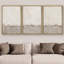 «Pastel Abstract Organic Modern Neutral», ensemble de 3 reproductions d'art encadrées sur toile-5665668-51499117