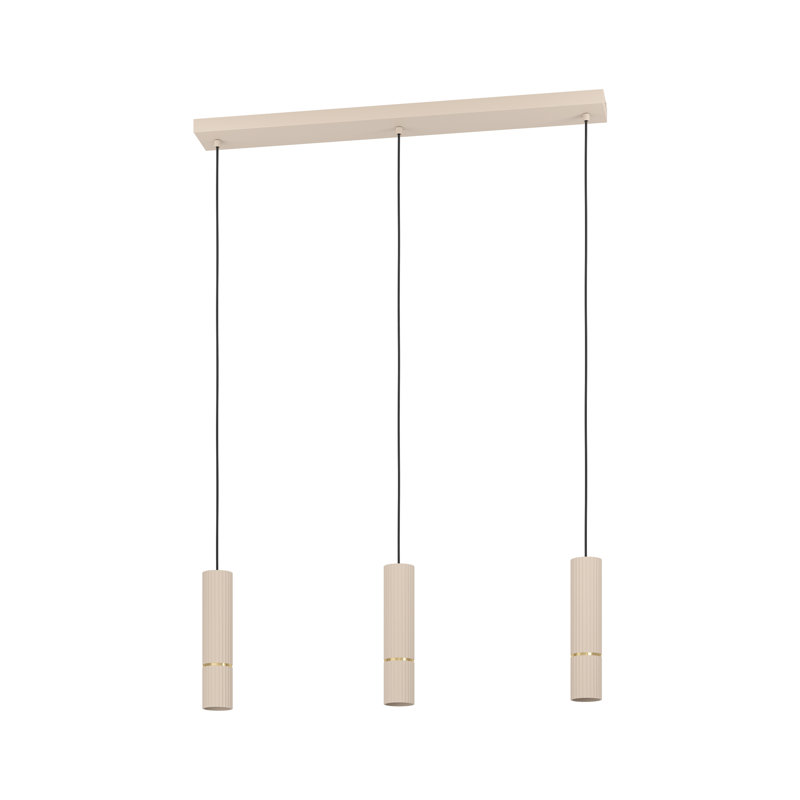 Trotta 3 - Light Satin Nickel LED Pendant