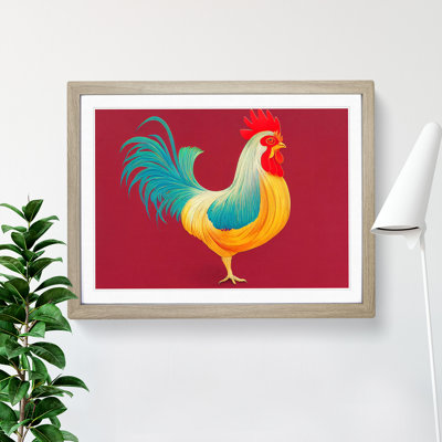 Beaming Rooster - Single Picture Frame Print
