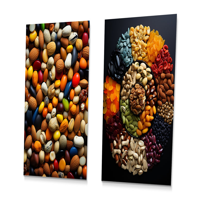 «Nuts Crunchy» - Palette multicolore, H 28 po x l 24 po
