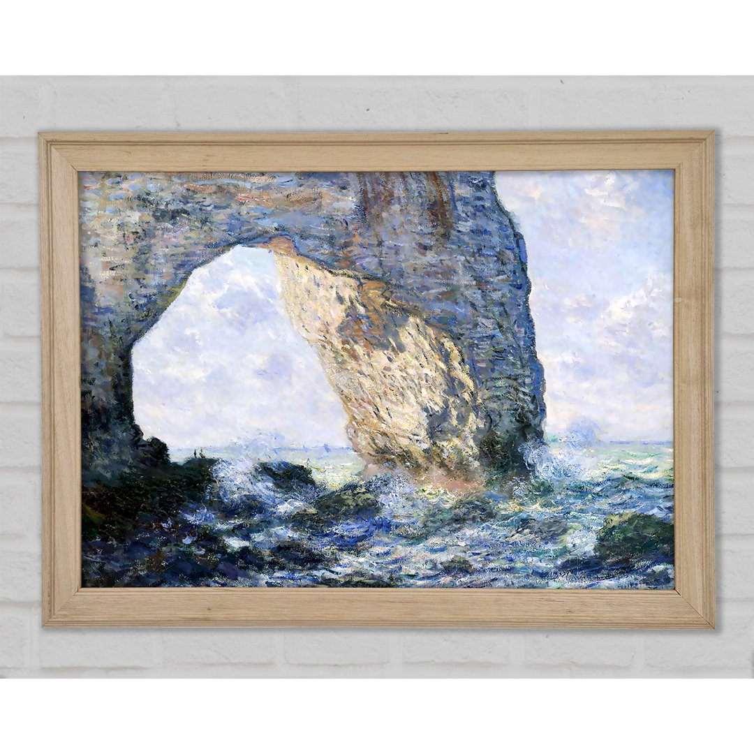 Gerahmtes Wandbild The Manneporte von Monet