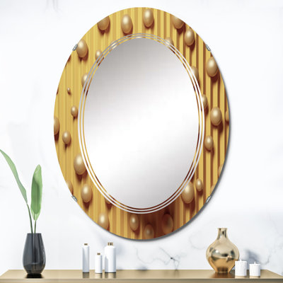 Fairuza - Miroir mural moderne ovale