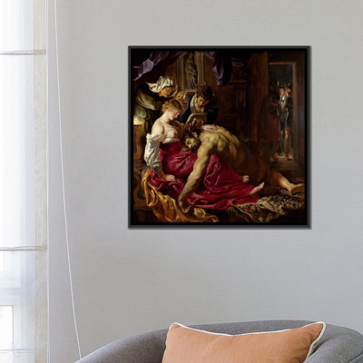 «Samson and Delilah» par Peter Paul Rubens, reproduction d'art sur toile