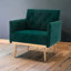 Gus Velvet Armchair-1296557522