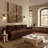Vernon 99" Velvet Sofa in Bronzer Brown-702735284