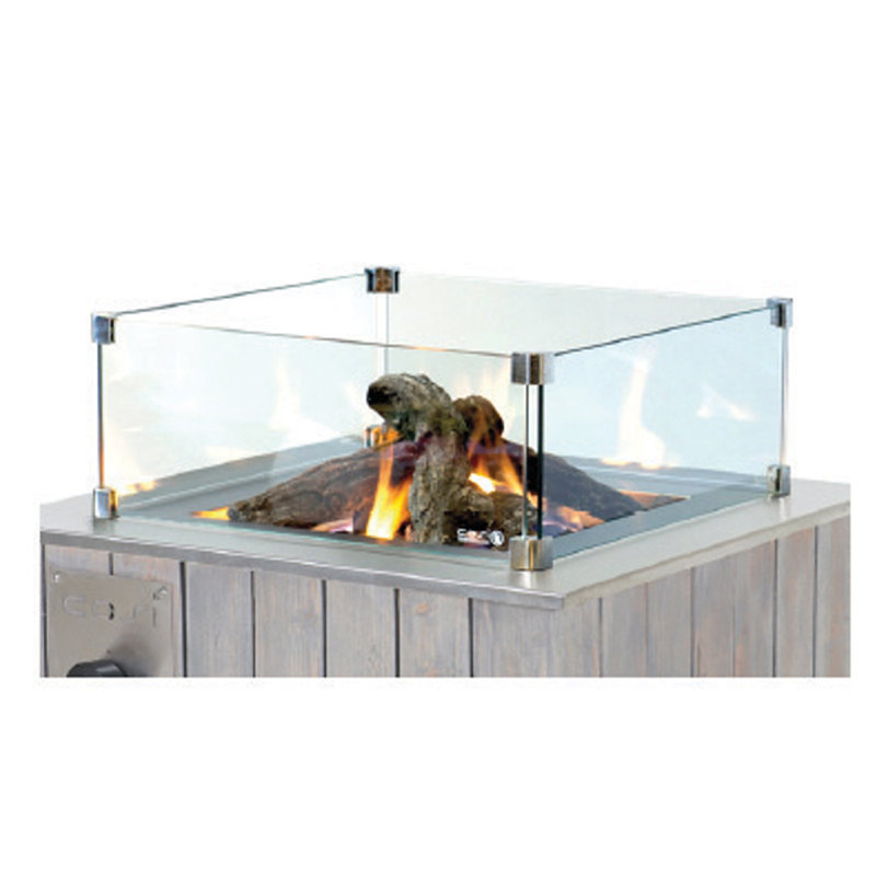 Lisa Glass Fireplace Accessory
