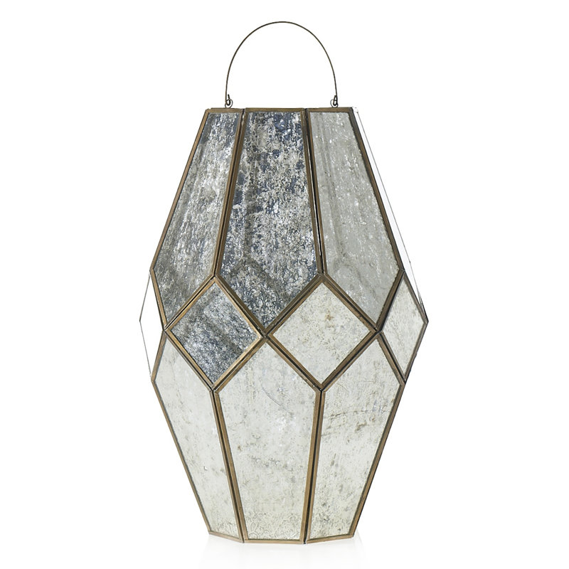 Outdoor Lantern, 19" H x 13" W x 13" D