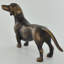 Dachshund Bronze Dog Sculpture Bullrush Figurine