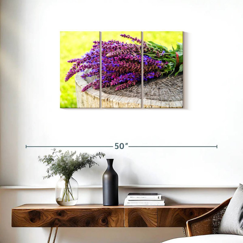 Bouquet de fleurs simple, H 20 po x l 33 po